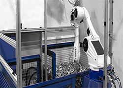 robot bin picking with HYUNDAI robot
