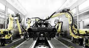 FANUC robots for car sanding - offline prorammed with AUTOMAPPPS