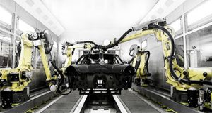 FANUC Roboter für das Schleifen von Autos - offline programmiert mit AUTOMAPPPS