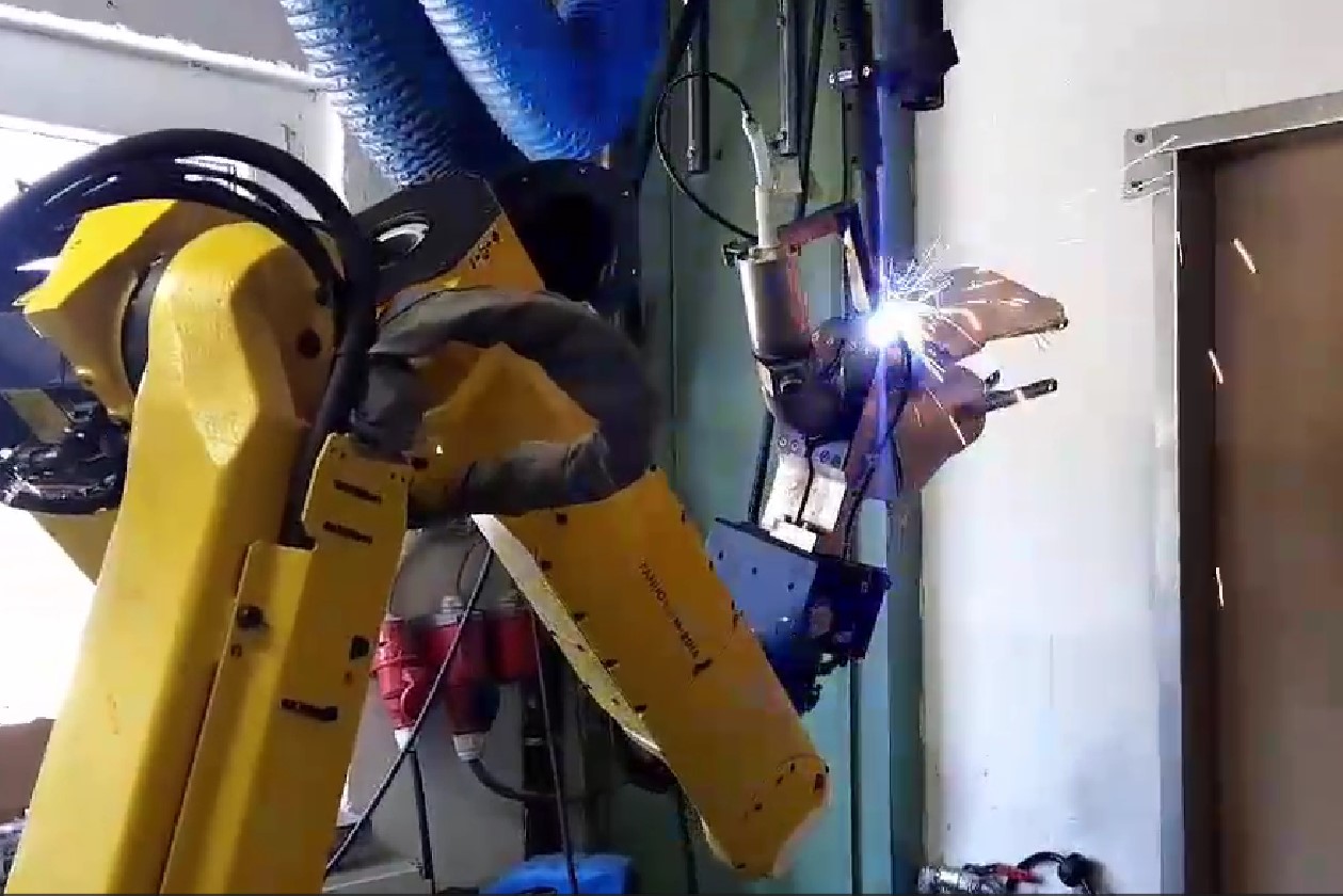 Welding part-in-hand with FANUC robot and AUTOMAPPPS offline programming