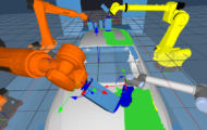 Robot offline programming using AUTOMAPPPS robot programming suite.